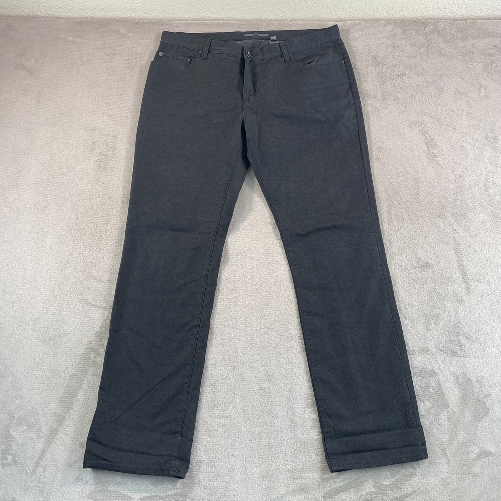 John Varvatos Collection Jeans Men 38x33 Black Skull Rivet Slim Fit $398